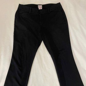 Merona Modern Stretch Dress Pants Black, 12